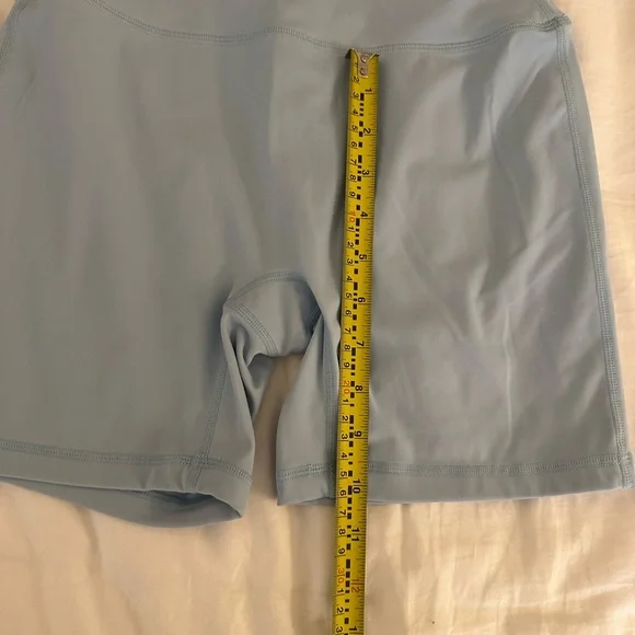 Set Active Womens Light Blue Biker Shorts - Picture 6 of 6